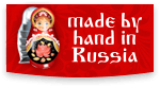   Made by hand in Russia